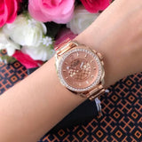 Coach Mini Boyfriend Rose Gold Dial Rose Gold Steel Strap Watch for Women - 14501701