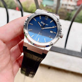 Salvatore Ferragamo F-80 Classic Blue Dial Blue Leather Strap Watch for Men - SFDT00319