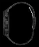 Guess Edge Chronograph Black Dial Black Steel Strap Watch For Men - GW0539G3