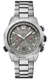 Hugo Boss Nomad Chronograph Grey Dial Silver Steel Strap Watch for Men - 1513774