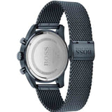 Hugo Boss Skymaster Chronograph Blue Dial Blue Mesh Bracelet Watch for Men - 1513836