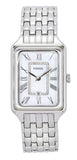 Fossil Raquel Three Hand Date Mother of Pearl Dial Silver Steel Strap Watch for Women - ES5306