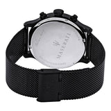Maserati Epoca Chronograph Black Dial Black Mesh Strap Watch For Men - R8873618013