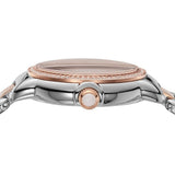 Emporio Armani Three Hand Mother of Pearl Dial Two Tone Steel Strap Watch For Women - AR11569