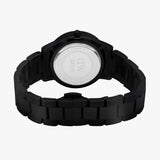 Daniel Wellington Iconic Link Ceramic Black Dial Black Steel Strap Watch For Women - DW00100414