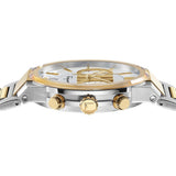 Salvatore Ferragamo F-80 Classic White Dial Two Tone Steel Strap Watch for Men - SFME00821