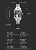 Emporio Armani Diego Automatic Black Dial Silver Steel Strap Watch For Men - AR60057