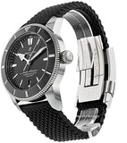 Breitling Superocean Heritage B20 Automatic 44 Black Dial Black Mesh Bracelet Watch for Men - AB2030121B1S1