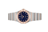 Omega Constellation Quartz Diamonds Blue Dial Two Tone Steel Strap Watch for Women - 131.25.25.60.53.002