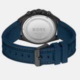 Hugo Boss Energy Chronograph Grey Dial Blue Rubber Strap Watch For Men - 1513972