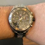 Tag Heuer Formula 1 Senna Limited Edition Chronograph Black Dial Silver Steel Strap Watch for Men - CAZ1013.BA0883