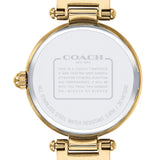 Coach Park Blue Dial Gold Steel Strap Watch for Women - 14503225