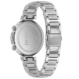 Hugo Boss Flawless Chronograph Silver Dial Silver Steel Strap Watch for Women - 1502530