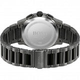Hugo Boss Peak Chronograph Black Dial Black Steel Strap Watch for Men - 1513814