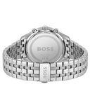 Hugo Boss Associate Chronograph Green Dial Silver Steel Strap Watch for Men - 1513975