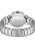 Hugo Boss Admiral Chronograph Blue Dial Silver Steel Strap Watch for Men - 1513907
