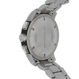 Burberry Utilitarian Chronograph Black Dial Silver Steel Strap Watch For Men - BU9800