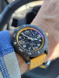 Breitling Endurance Pro Black Dial Yellow Rubber Strap Watch for Men - X82310A41B1S1