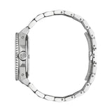 Gucci Dive Automatic 18K Gold Silver Dial Silver Steel Strap Watch for Men - YA136357