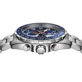 Tag Heuer Formula 1 Gulf Edition Chronograph Blue Dial Silver Steel Strap Watch for Men - CAZ101AT.BA0842