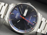 Mido Commander II Automatic Chronometer Blue Dial Silver Steel Strap Watch For Men - M021.431.11.041.00