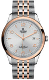 Tudor 1926 Automatic Silver Dial Two Tone Steel Strap Watch for Men - M91651-0001