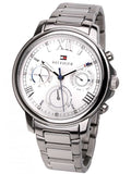 Tommy Hilfiger Claudia Silver Dial Silver Steel Strap Watch for Women - 1781741