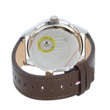 Tommy Hilfiger Austin Grey Dial Brown Leather Strap Watch for Men - 1791637