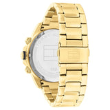 Tommy Hilfiger Lars Chronograph Gold Dial Gold Steel Strap Watch For Men - 1792060
