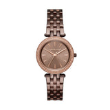 Michael Kors Darci Quartz Brown Dial Brown Steel Strap Watch For Women - MK3553