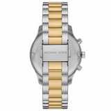 Michael Kors Berkley Chronograph Silver Dial Two Tone Steel Strap Watch For Women - MK7415