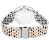 Michael Kors Darci Rose Gold Dial Two Tone Steel Strap Watch for Women - MK3726