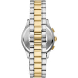 Emporio Armani Paolo Chronograph Grey Dial Two Tone Steel Strap Watch For Men - AR11527