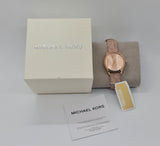 Michael Kors Jaycie Quartz Rose Gold Dial Pink Leather Strap Watch for Women - MK2879