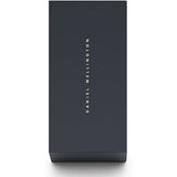 Daniel Wellington Petite Pressed Melrose Black Dial Rose Gold Mesh Strap Watch For Women - DW00100440
