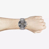 Hugo Boss Integrity Chronorgaph Grey Dial Silver Mesh Bracelet Watch for Men - 1513807