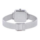 Daniel Wellington Quadro Studio Black Dial Silver Mesh Strap Watch For Women - DW00100522