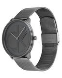 Calvin Klein Minimal Grey Dial Grey Mesh Bracelet Watch for Men - K3M517P4