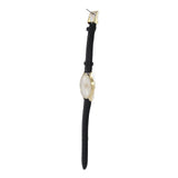 Gucci G Timeless Quartz Silver Dial Black Leather Strap Watch For Women - YA1264181
