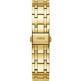Guess Cosmo Diamonds Green Dial Gold Steel Strap Watch for Women - GW0033L8