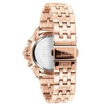 Tommy Hilfiger Harper Chronograph Quartz Rose Gold Dial Rose Gold Steel Strap Watch For Women - 1782224