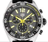 Tag Heuer Formula 1 Chronograph Grey Dial Black Nylon Strap Watch for Men - CAZ101AG.FC8304