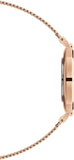 Daniel Wellington Petite Melrose Brown Dial Rose Gold Mesh Strap Watch For Women - DW00100477