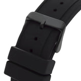 Guess Momentum Black Dial Black Rubber Strap Watch for Men - GW0263G4