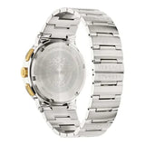 Versace Greca Quartz Blue Dial Silver Steel Strap Watch For Men - VEZ900221