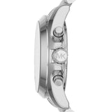 Michael Kors Bradshaw Black Dial Silver Steel Strap Watch for Men - MK5705