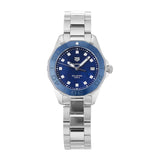 Tag Heuer Aquaracer Diamonds Blue Dial Silver Steel Strap Watch for Women - WAY131L.BA0748