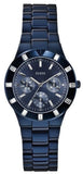 Guess Glisten Analog Blue Dial Blue Steel Strap Watch for Women - W0027L3