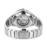 Emporio Armani Meccanico Automatic Blue Dial Silver Steel Strap Watch For Men - AR60052