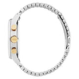 Hugo Boss Navigator Chronograph White Dial Two Tone Steel Strap Watch for Men - 1513499